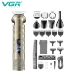ست ماشین اصلاح 8 کاره وی جی آر مدل VGR V-110 | ماشین اصلاح حرفه‌ای چندکاره ضد آب