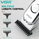 ماشین اصلاح وی جی آر مدل PROFESSIONAL V-071 با تیغه استیل ضد زنگ